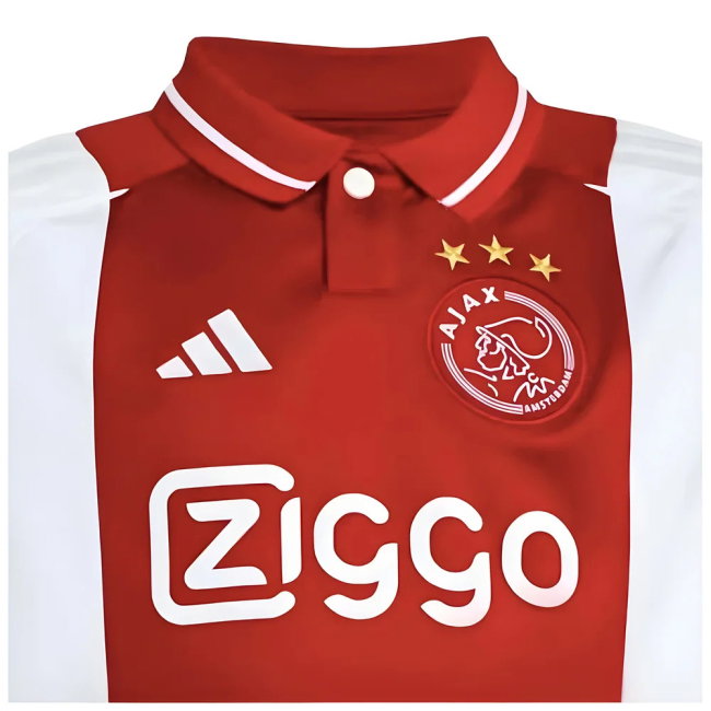 2024-2025 Ajax Home Shirt (Kids) (Godts 11)-SoccerKits Hub | Buy Soccer Jerseys Online
